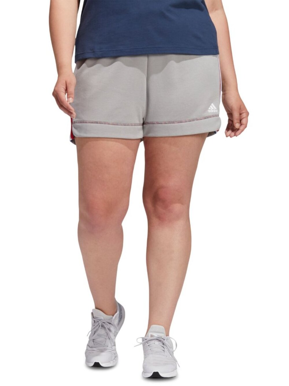 adidas Womens Activewear Essentials Plus Badge of Sport Shorts